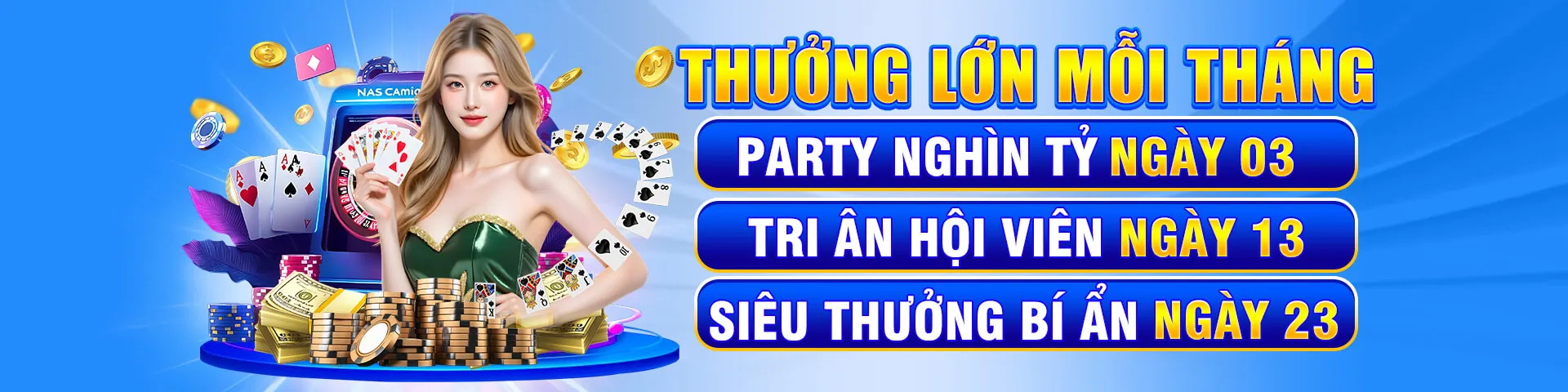 Banner VN23A với các trò chơi cá cược hấp dẫn